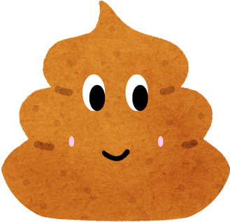 Logo du site avec un caca